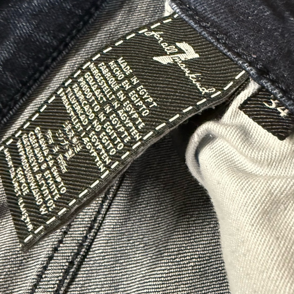 7 For All Mankind Men's Dark Gray Jeans